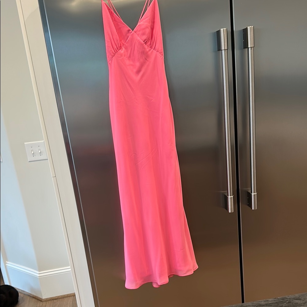 Birdy Grey Hot Pink Slip Dress